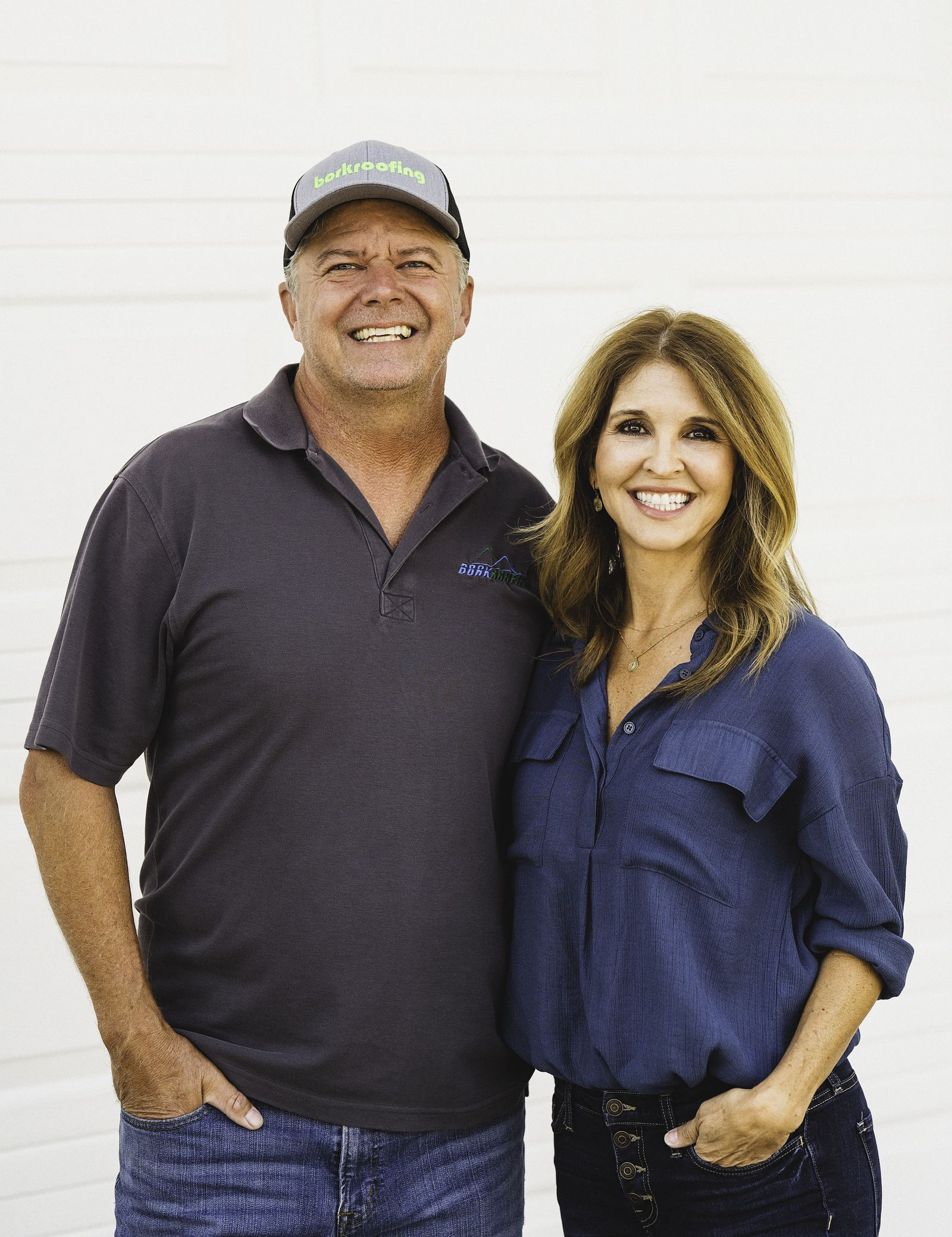 Damon Bork, owner, and Joanna Bork, COO, at Bork Roofing
